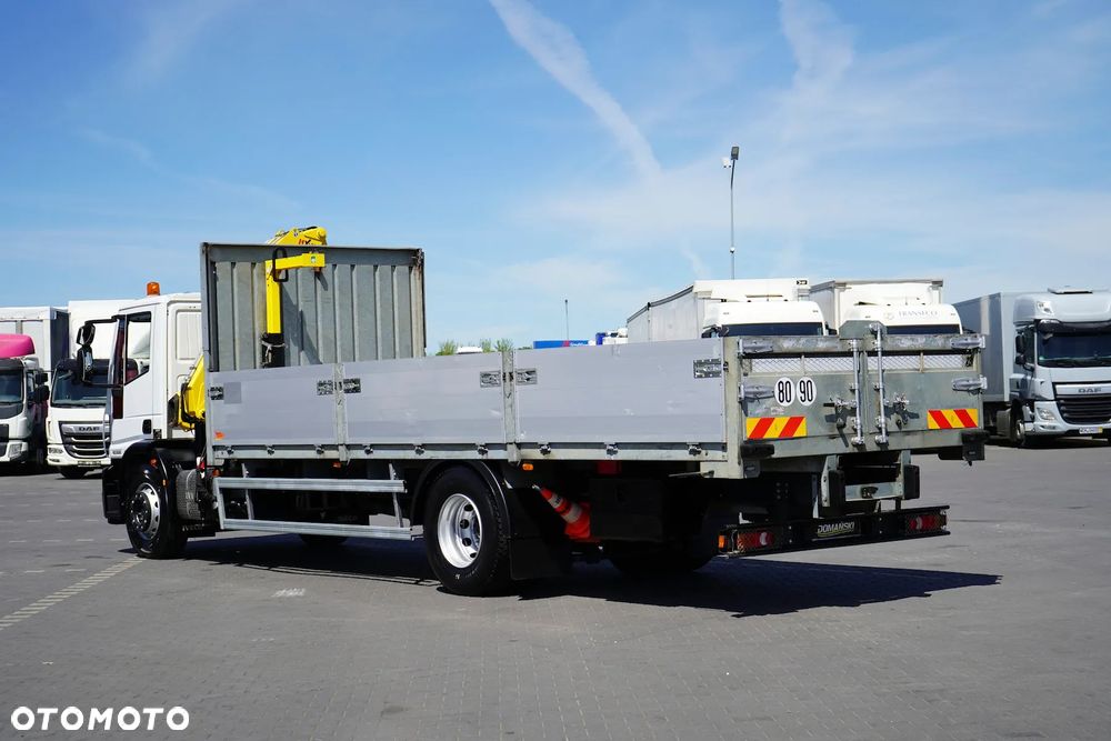Iveco EUROCARGO / 180E25 / SKRZYNIOWY + HDS / HYVA HB 150 X / ROTATOR / WIDŁY / PILOT - 7