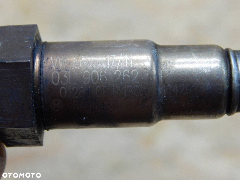 vw t5 lift sonda lambda czujnik temperatury spalin 03l906262p - 2
