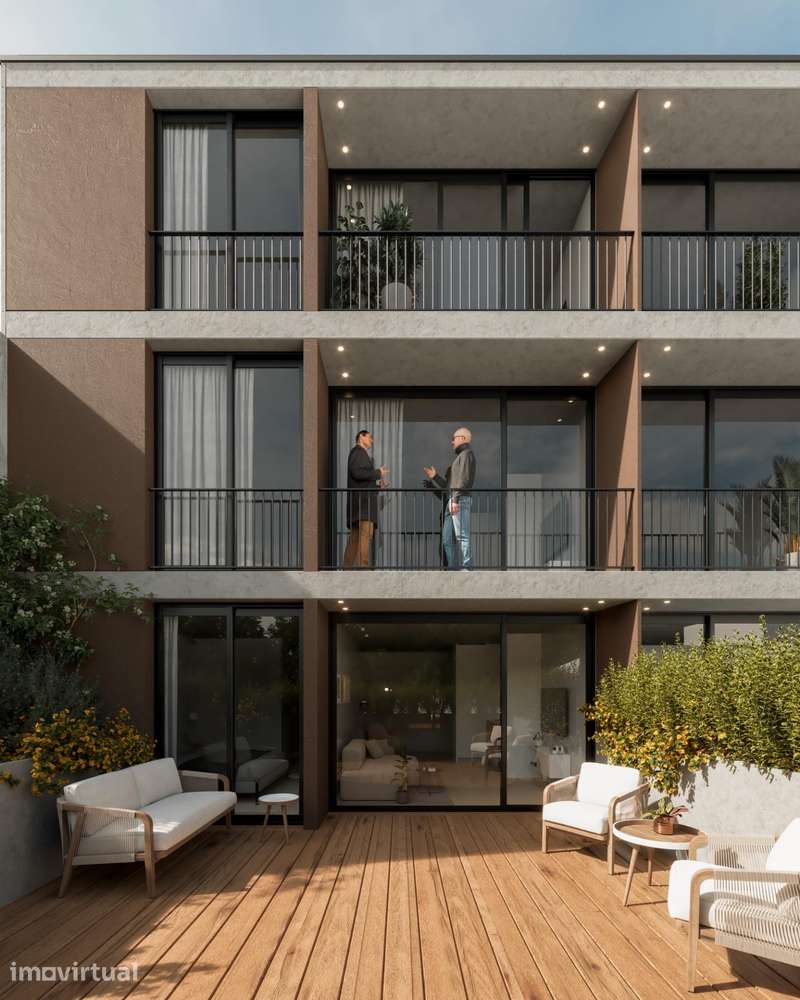 Apartamento T1+1 com terraço Matosinhos Sul - Grande imagem: 2/24