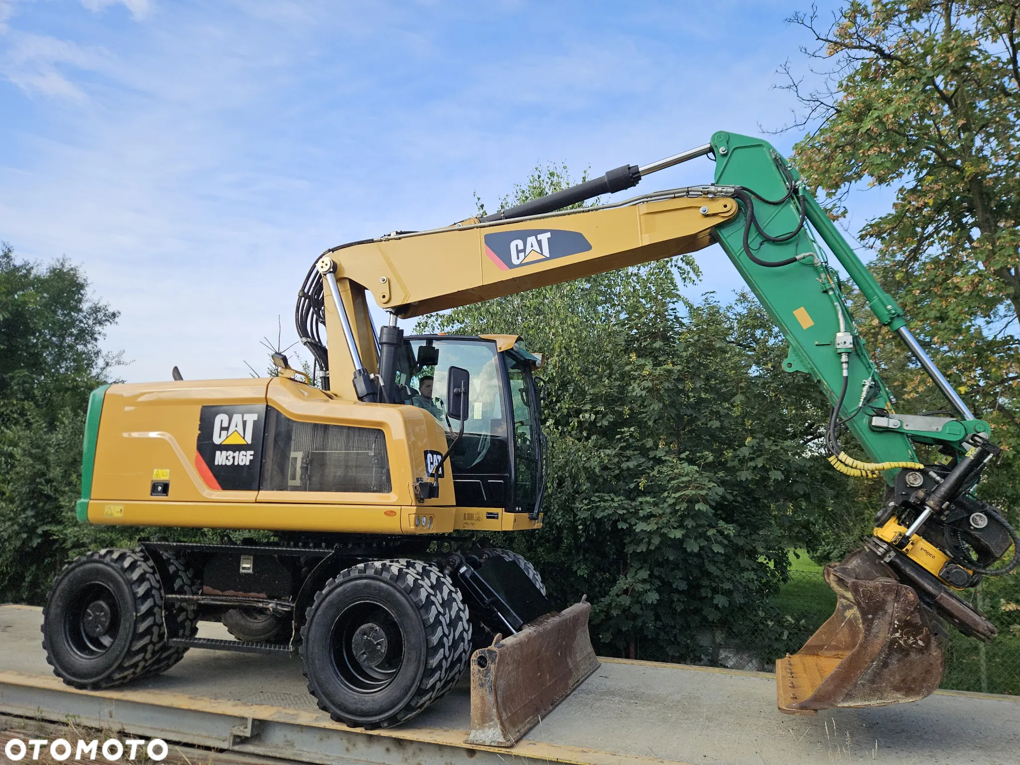 Caterpillar CAT M316F ROTOTILT ENGCON koparka obrotowa kołowa 314, 315 Hitachi Volvo - 8