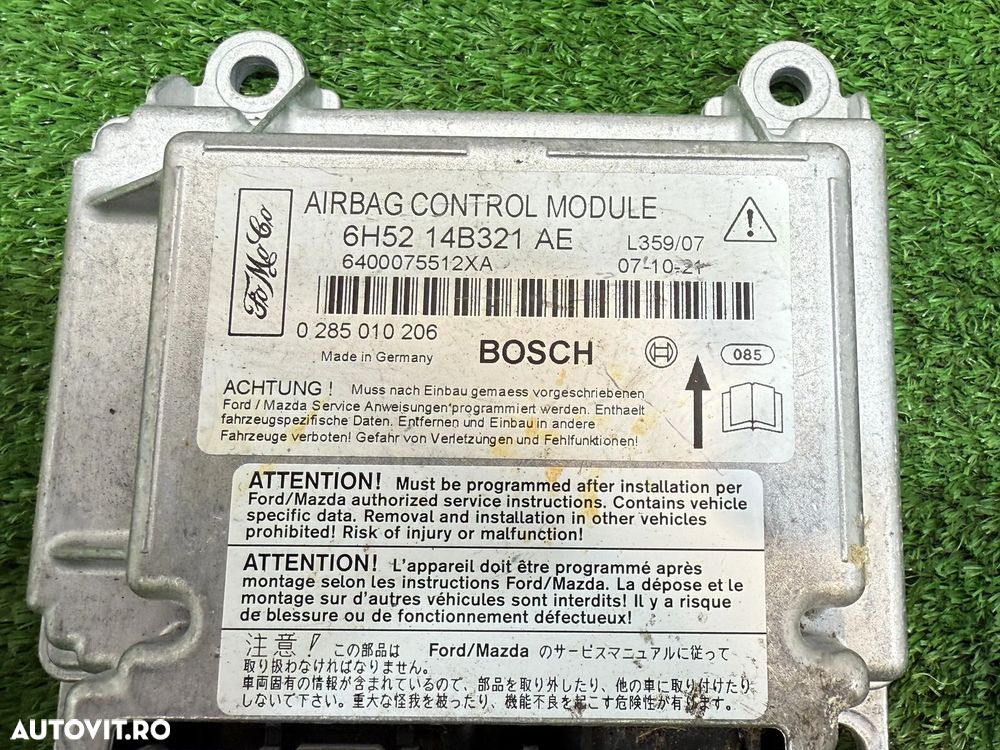 AIRBAG CALCULATOR LAND ROVER FREELANDER 5 USI 2 2.2 DIESEL 2008 COD OEM 6H5214B321AE 2007-2011 - 7
