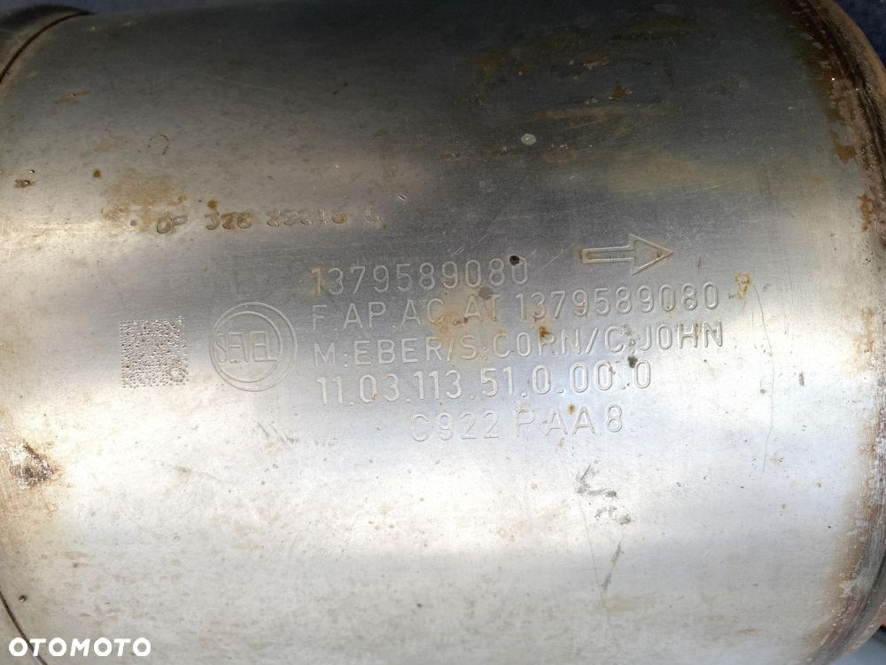 Fiat Ducato 2.3JTD 2017- DPF FILTR CZĄSTEK STAŁYCH Katalizator 1379589080 - 9