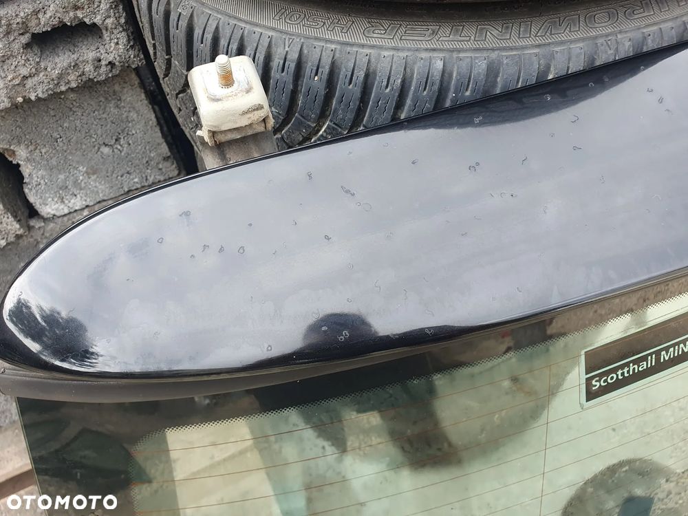 MINI R50 KLAPA TYLNA BAGAŻNIKA HB HATCHBACK 3D KREMOWA BEŻOWA 850/0 ORYGINALNA SZYBA 04R ZAWIASY ZAMEK SILNIK RAMIĘ WYCIERACZKI OŚWIETLENIE LISTWY CHROMOWANE EMBLEMAT PRZEWODY - 2