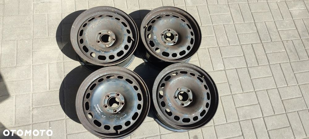 FELGI STALOWE 5x108 7Jx16 CALI ET 32 CITROEN C5 PEUGEOT 508 CZUJNIKI GRATIS KOMPLET 4 SZTUKI - 1