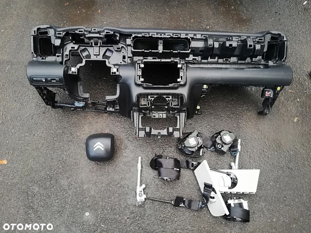 Deska konsola airbag pasy komplet Citroen c3 aircross oryginał - 1