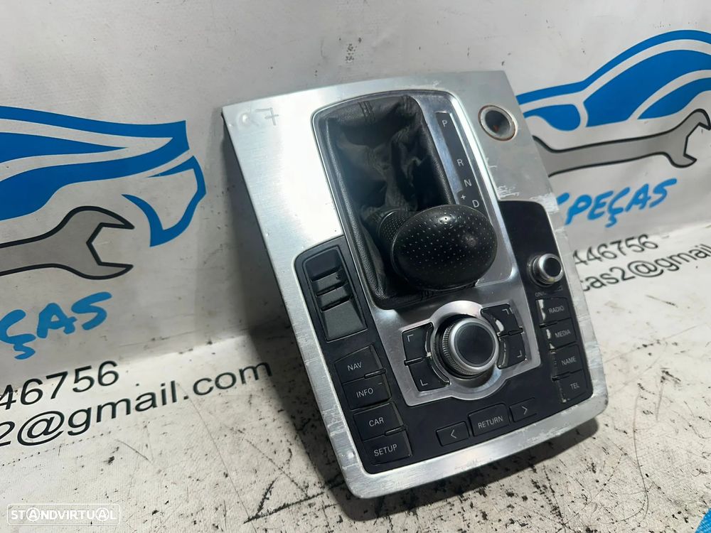 .Manete Seletor Velocidades Automáticas Consola Central Original Audi Q7 4L 4L2713139L 2006 – 2015 - 3