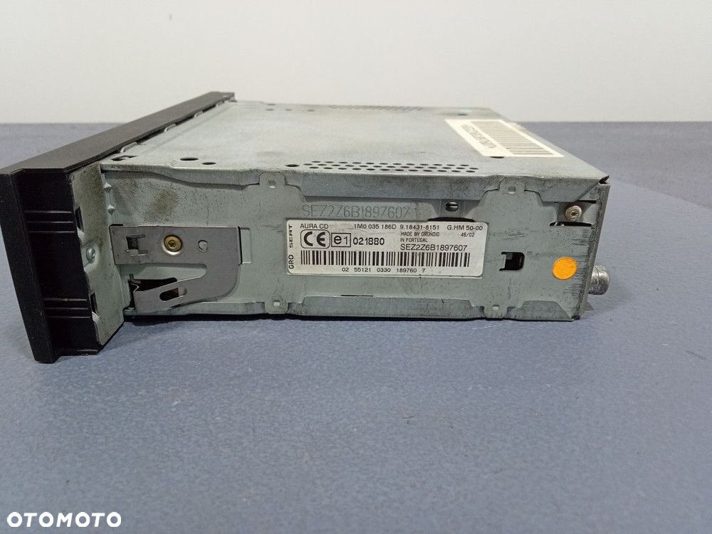 SEAT LEON I TOLEDO II RADIO CD FABRYCZNE OEM AURA CD 1M0035186D - 3