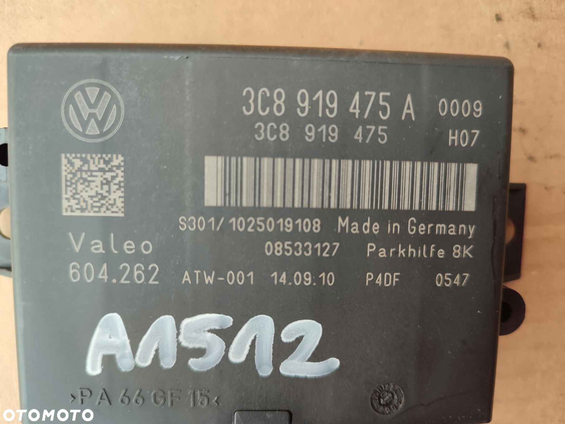 Moduł sterownik PDC czujników parkowania VW PASAT B6 LIFT 3C8919475A EUROPA - 4