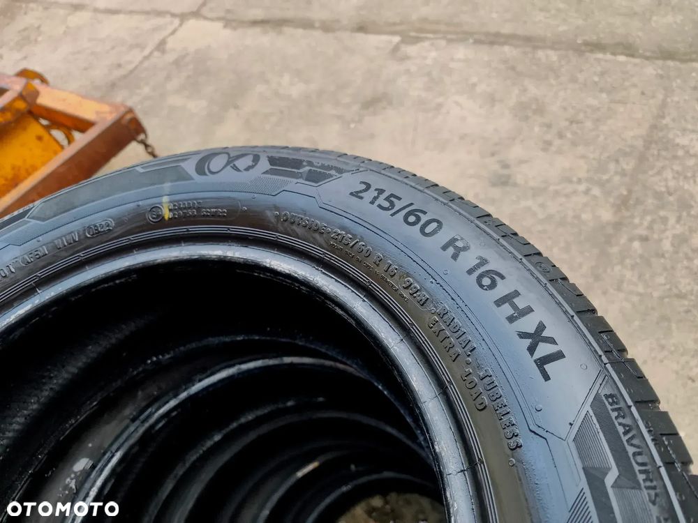215/60R16 99H Opony Letnie Lato BARUM BRAVURIS 5 HM 5HM 4,5mm Legnica ALU-RAD 22r. 215/60 - 7