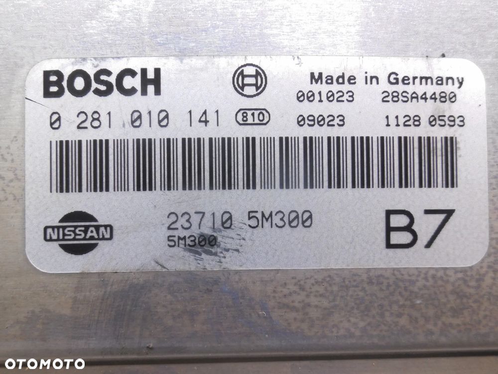 NISSAN ALMERA N16 2.2D 110KM STEROWNIK SILNIKA 237105M300 0281010141 + WTYCZKI INSTALACJA - 3