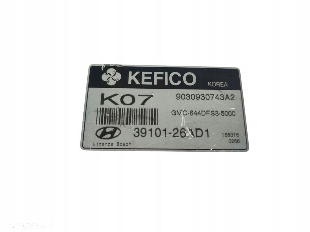 KOMPUTER STEROWNIK SILNIKA HYUNDAI ACCENT III (2005-2010) 39101-26AD1 - 2