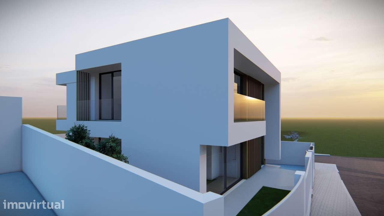 Moradia contemporânea isolada T4 com piscina, a 5 minutos da Praia do - Grande imagem: 2/33