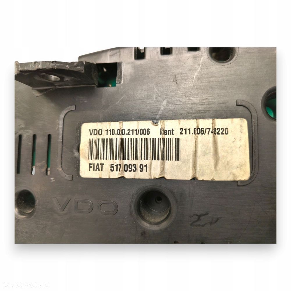 LICZNIK ZEGARY 51709391 Lancia Ypsilon II 1.3 JTD Diesel 03-11 europa - 2
