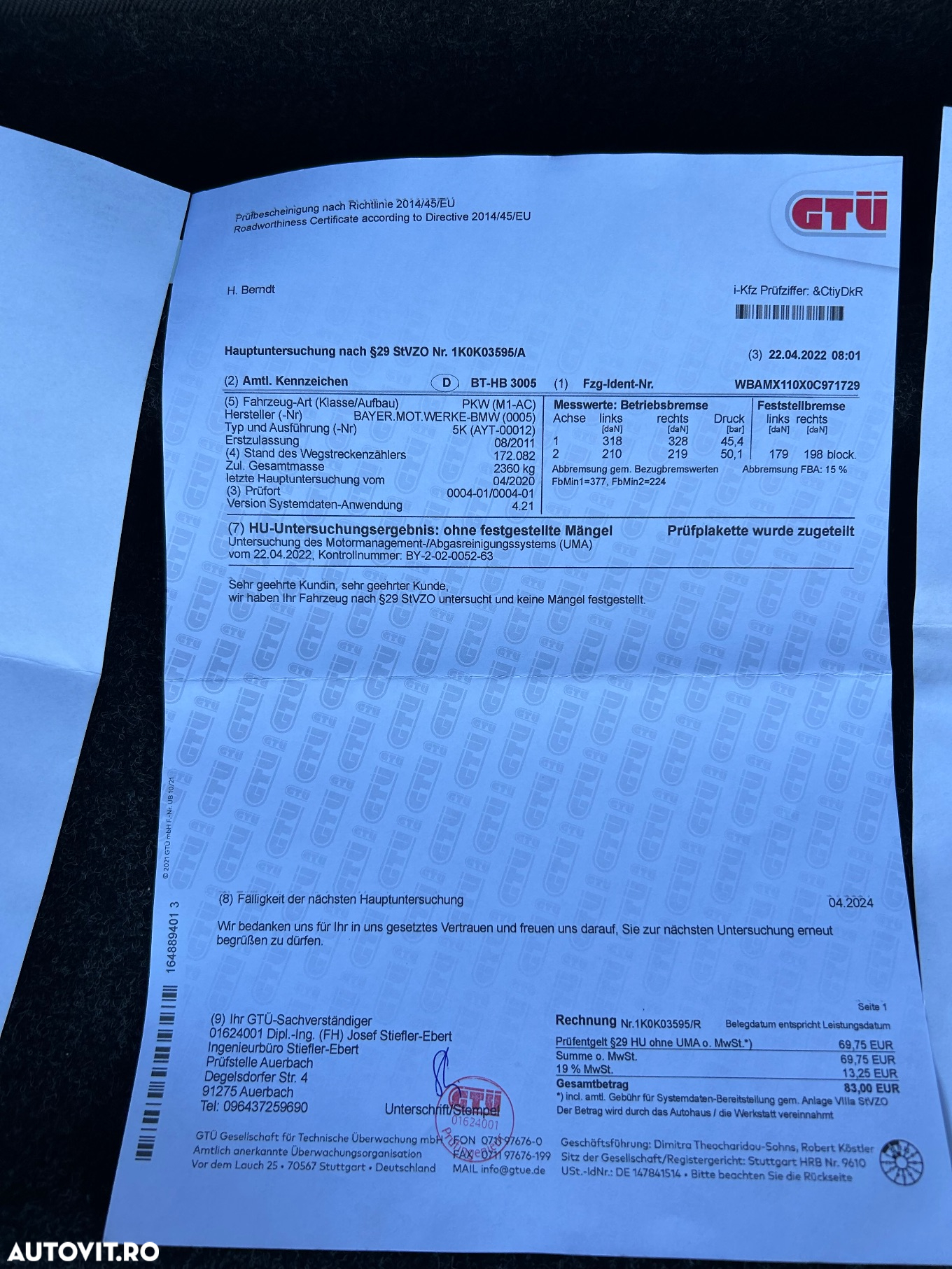 BMW Seria 5 520d - 8