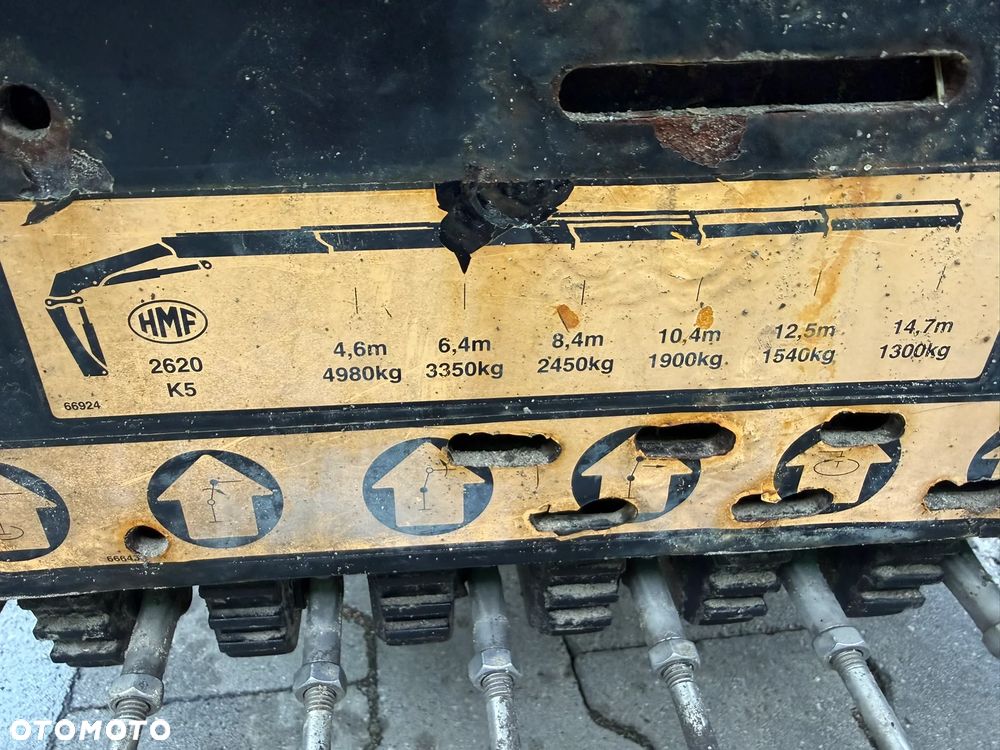 Palfinger HDS HMF 2620K5 5 wysuwow hydraulicznych sterowanie radiowe - 8