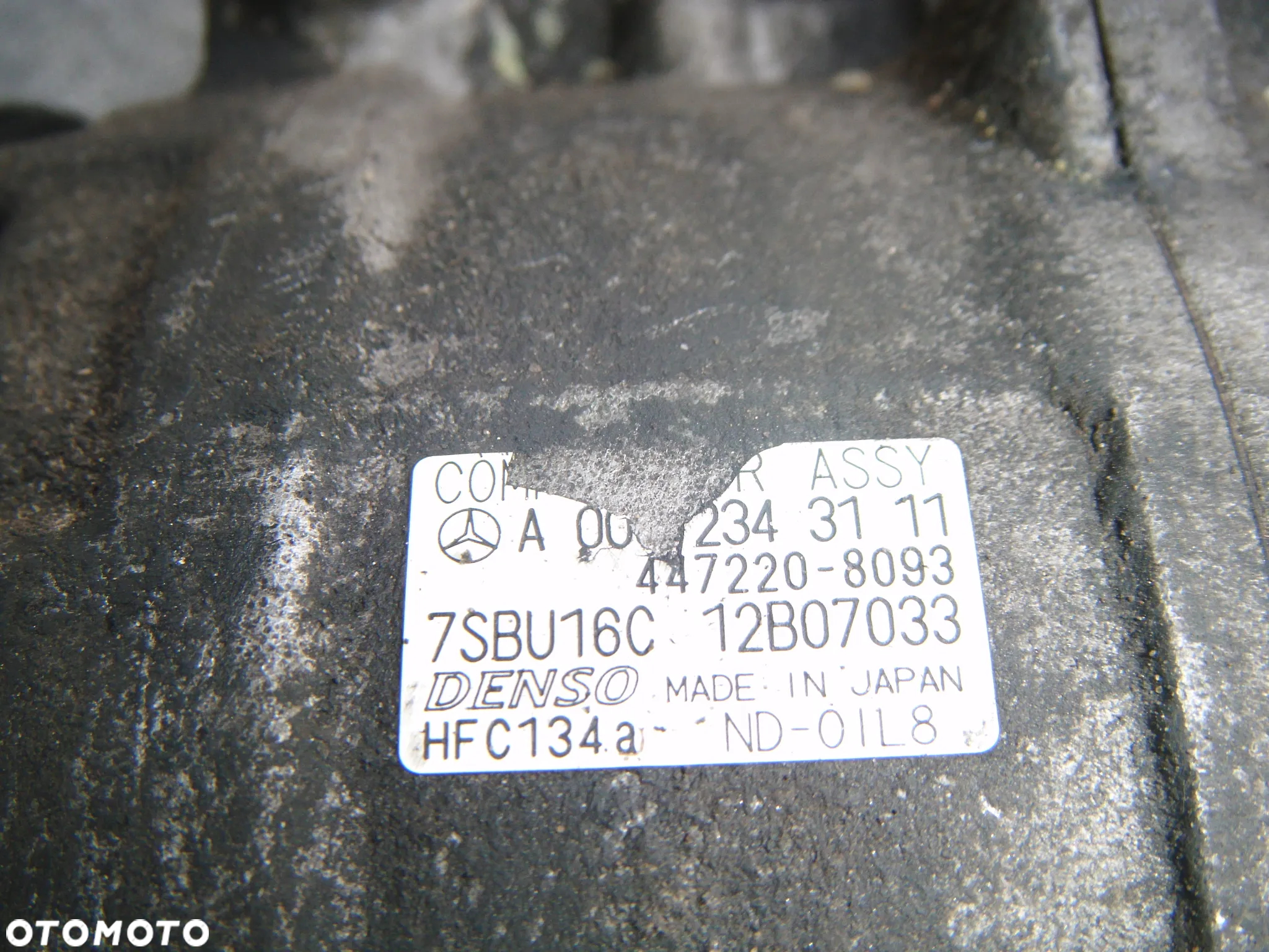 mercedes ML w163 2.7 cdi 00r sprężarka klimatyzacji a0002343111 - 3