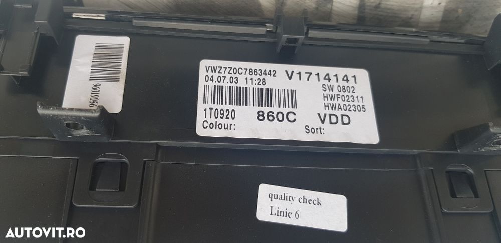Ceasuri vw touran motor 1,9 tdi an 2003-2009 - 1