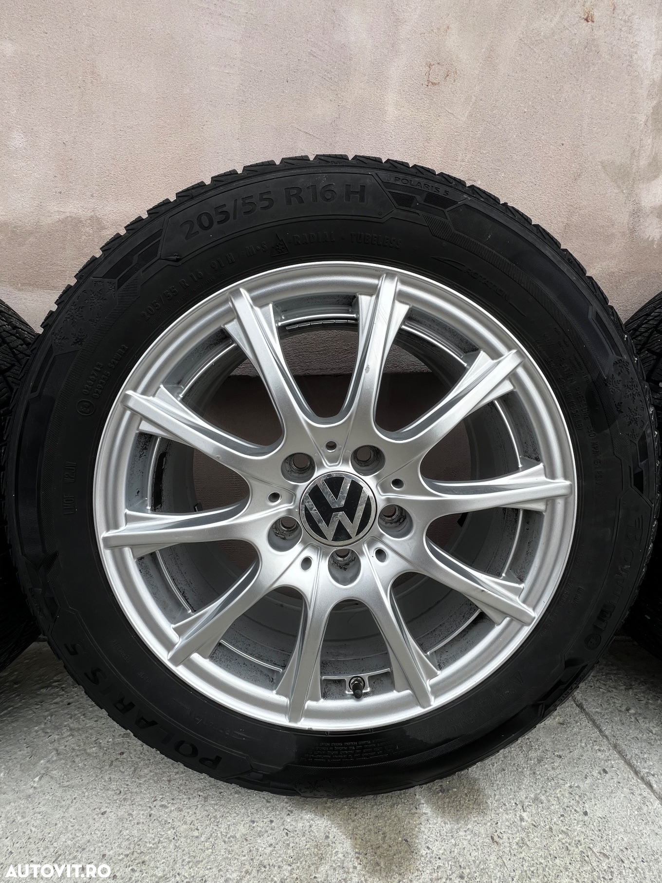 Roți iarnă 205 55 R16 5x112 Volkswagen Touran Mercedes - 4