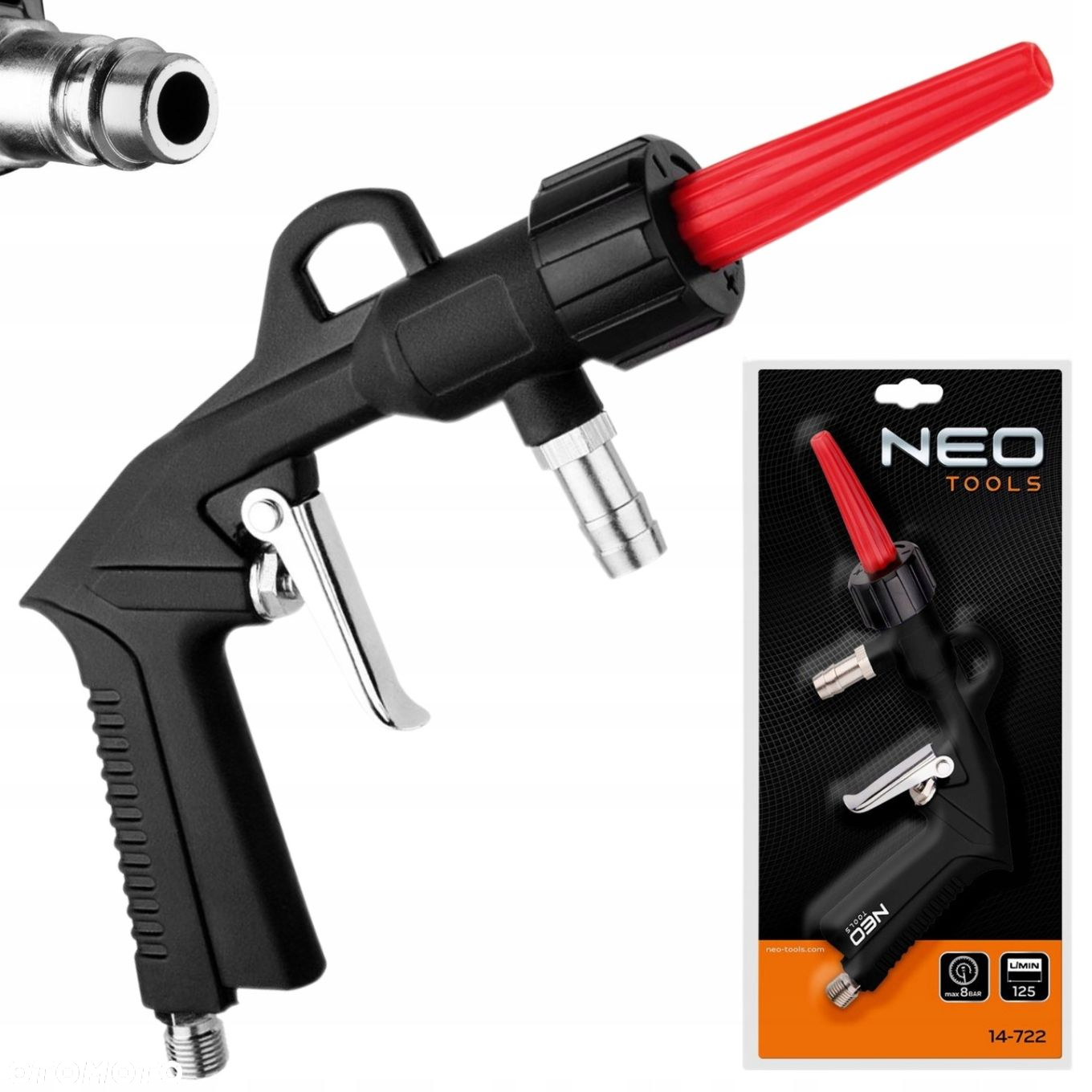 PISTOLET DO PIASKOWANIA z wężem długość 3 m NEO - 6