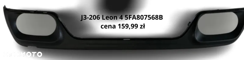 Leon 3 spoiler zderzaka tylnego Leon 4 5F0807487 5FA807568B C-Max 2 AM51-R17A894-A - 9