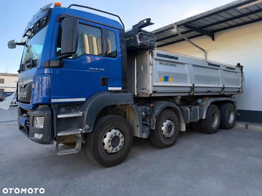 MAN TGS 35.470 8x4 MEILLER Wywrotka 3-stronna | 470 KM | 2020 | Automat | 190 000 km - 1