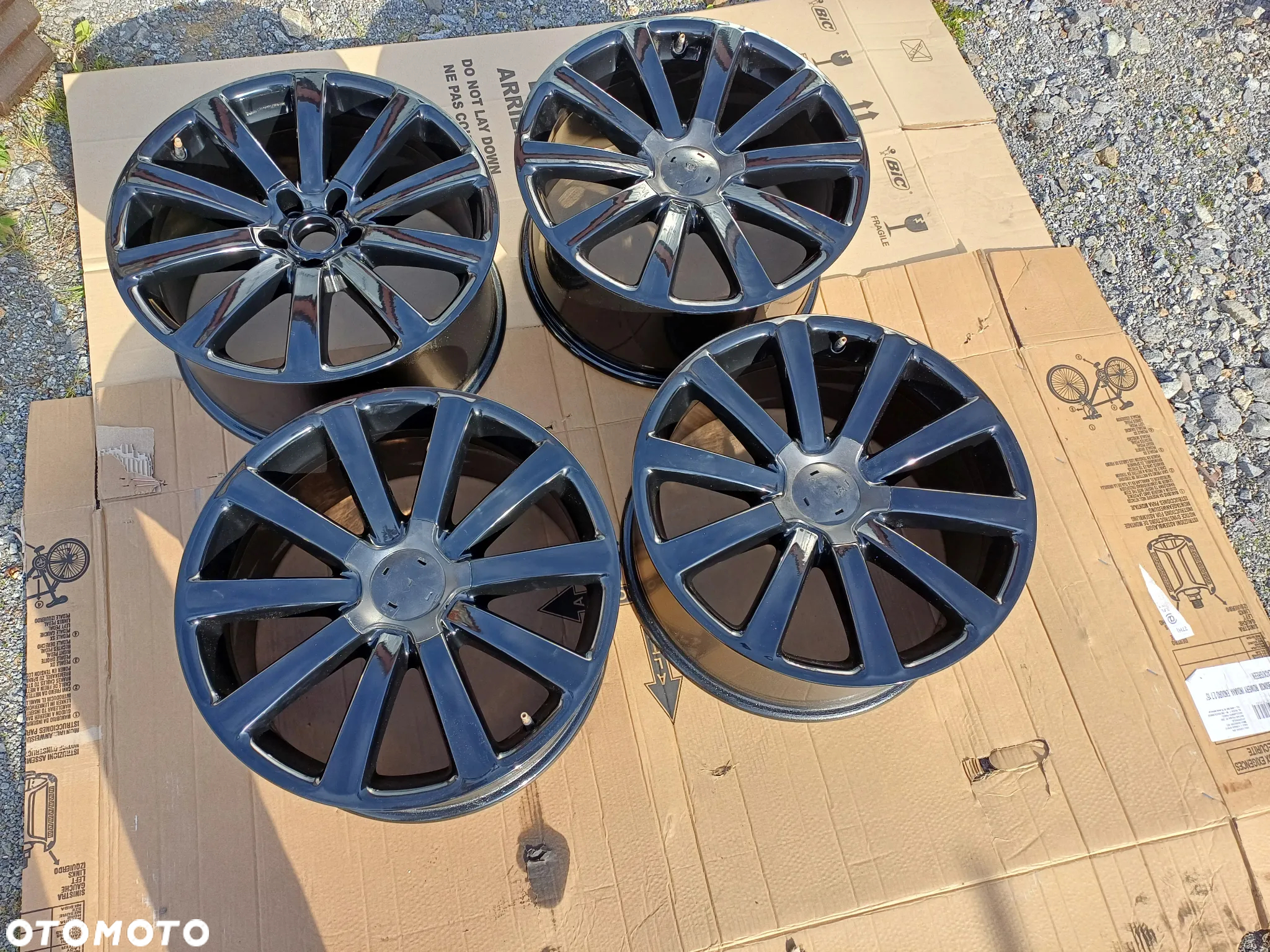 Felgi 19 Audi Vw a8 A6 Phaeton 3d0601025p 19 et40 9jx19 Czarny połysk - 7