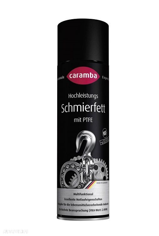 Spray lubrifiera uscata de inalta performanta cu teflon (Ptfe) Caramba 500 ml; Vaselina - 1
