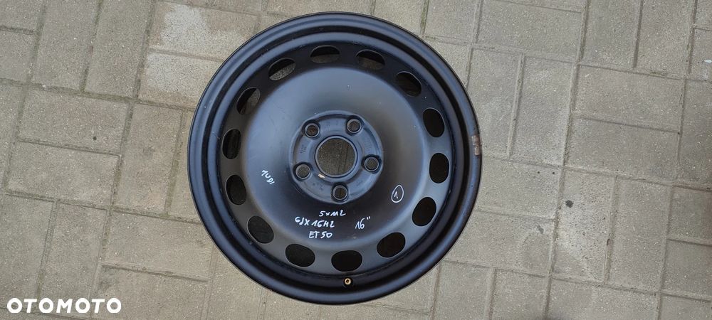 FELGI STALOWE 5x112 6Jx16 CALI ET50 VW GOLF V VI JETTA TOURAN CADDY A38P SKODA OCTAVIA SEAT LEON II TOLEDO ALTEA 4 SZTUKI KOMPLET - 2