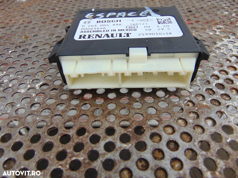 Modul PDC Renault Espace 5 Talisman cod 259903043r kadjar megane 4 - 2