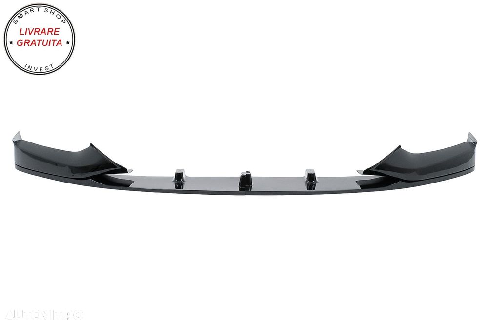 Prelungire Bara Fata Negru Lucios BMW Seria 5 G30 G31 (2017-2019) M Sport Design- livrare gratuita - 1