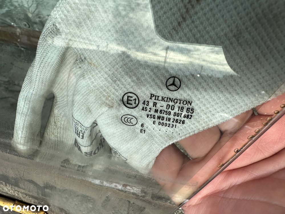 mercedes cl 216 lewa  szyba zamek podnośnik listwa - 17