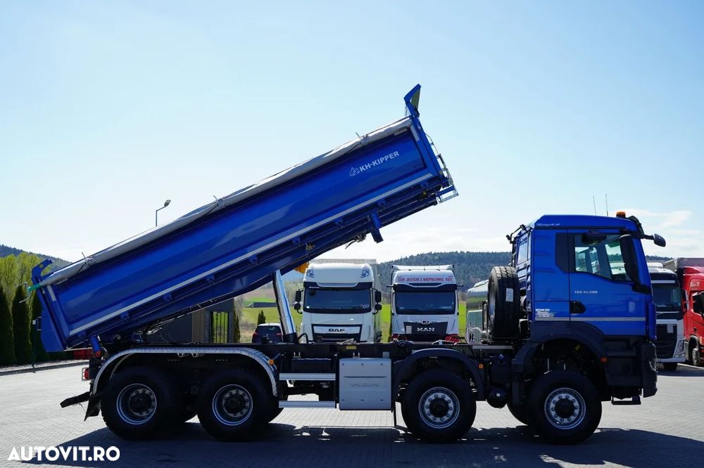 MAN TGS 41.480 / 8x6 / BASCULANĂ SPATE / MANUAL / NOU NOU / KH-KIPPER / - 7