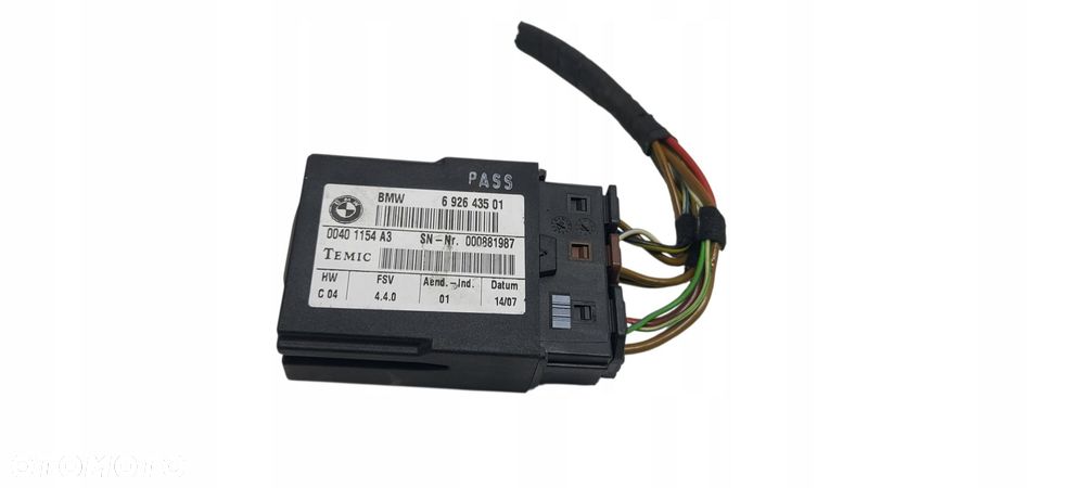 Bmw E81 E82 E87 E88 E90 E91 E92 Moduł Sterownik Komputer Fotela 6926435 - 1