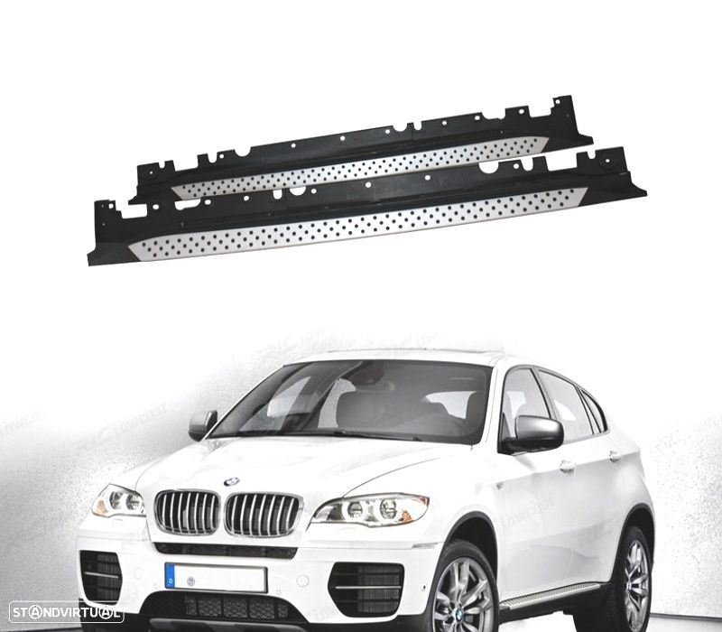 ESTRIBOS LATERAIS BMW X6 E71 08-14 LOOK M - 1