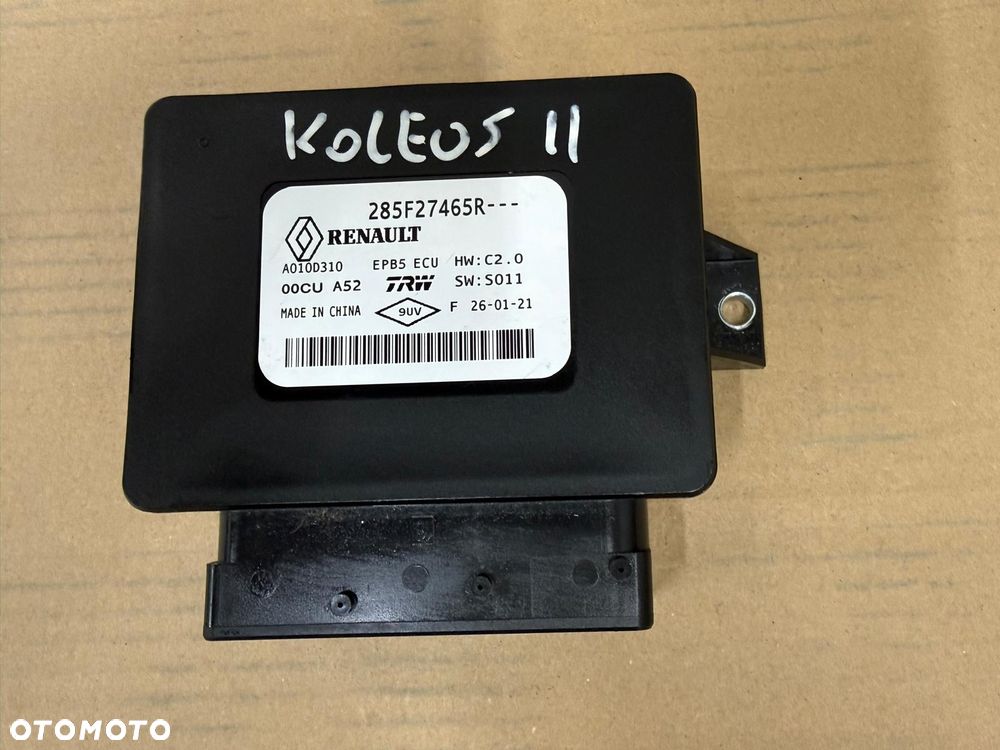 RENAULT KOLEOS II 16-22 MODUŁ HAMULCA RĘCZNEGO 285F27465R - 1