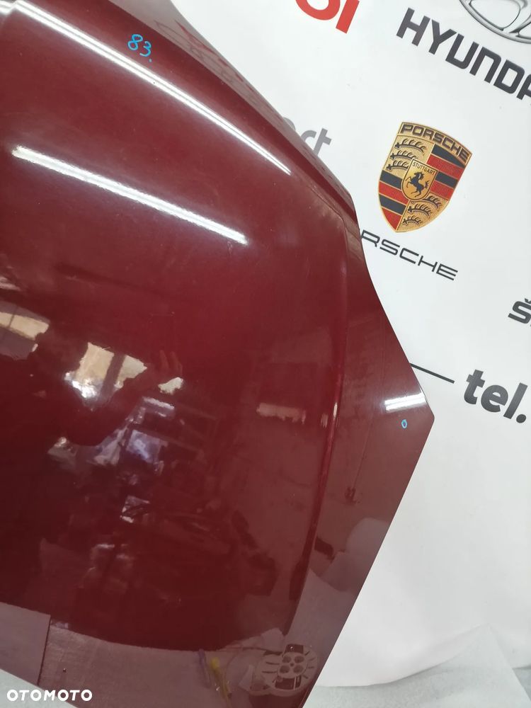 NISSAN PRIMERA P12 02- ŁADNA KOMPLETNA MASKA , KOLOR BORDO METALIK , NR AUKCJI NM83 - 6