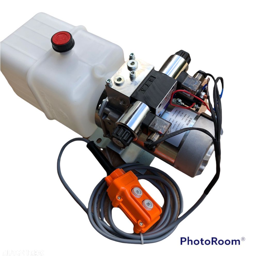 Pompa basculare dublu efect 24v rampe trailer - 1