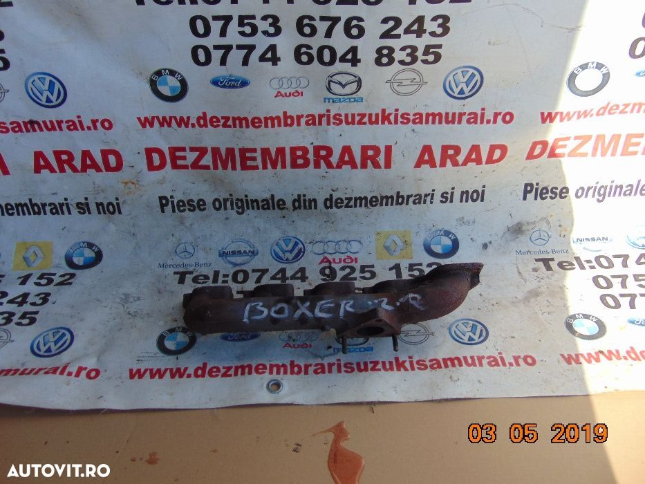 Galerie evacuare Peugeot Boxer 2.2 Citroen Berlingo Fiat Ducato 2.2 - 1