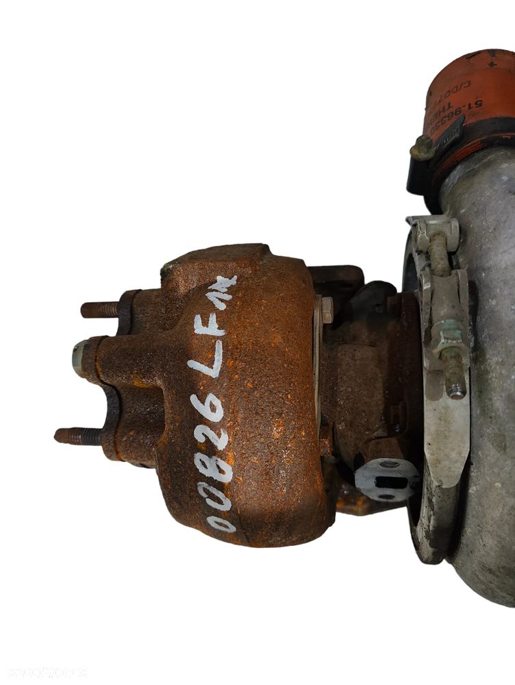 TURBOSPĘŻARKA TURBINA MAN D0826 LF17 - 2
