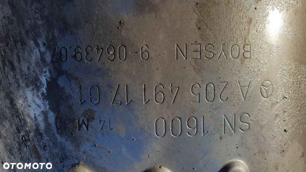 Mercedes c klasa w205 2.2 cdi wydech tłumik końcowy - 2