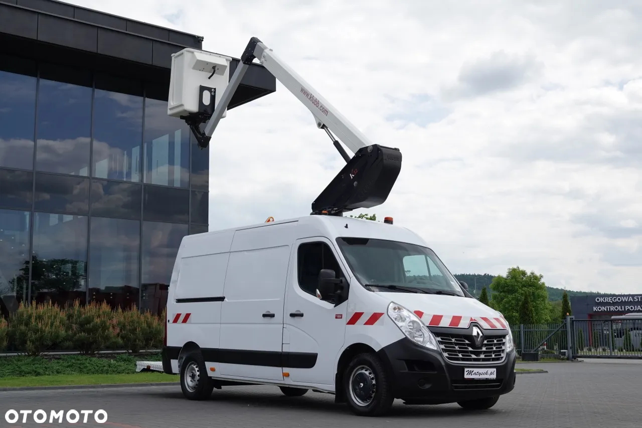 Renault MASTER / PODNOŚNIK KOSZOWY – 10,5 metra / BLASZAK + WZWYŻKA / SPROWADZONY / PO KONTRAKCIE SERWISOWYM - 3