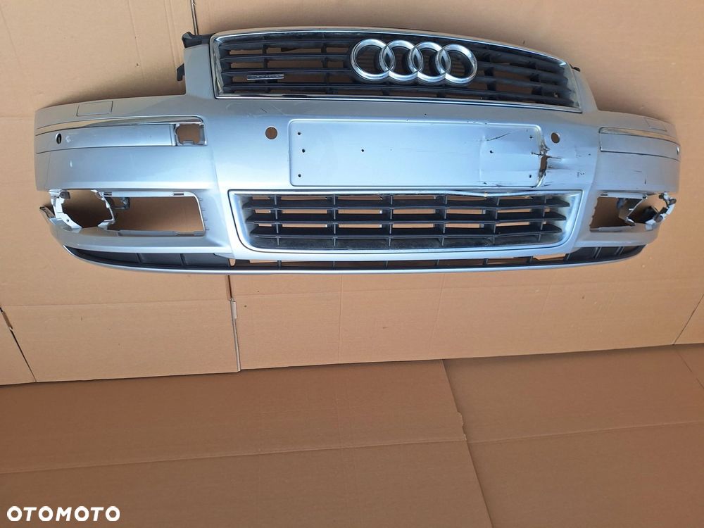 AUDI A8 D3 02-05 ZDERZAK PRZÓD PRZEDNI ORYG 4E0807437A WYSYŁKA 24H - 10