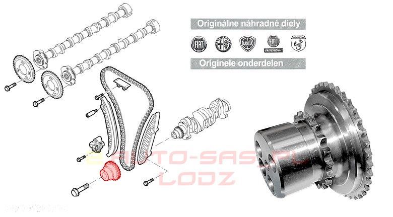 KOŁO ZĘBATE WAŁU KORBOWEGO DUCATO JUMPER BOXER 2.2 - 1
