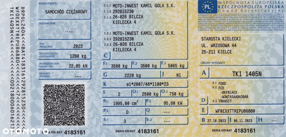 Ford TRANSIT 130 KM TREND VAN FURGON 350 L3H2 FABRYCZNIE NOWY  DOSTĘPNY OD RĘKI - 8