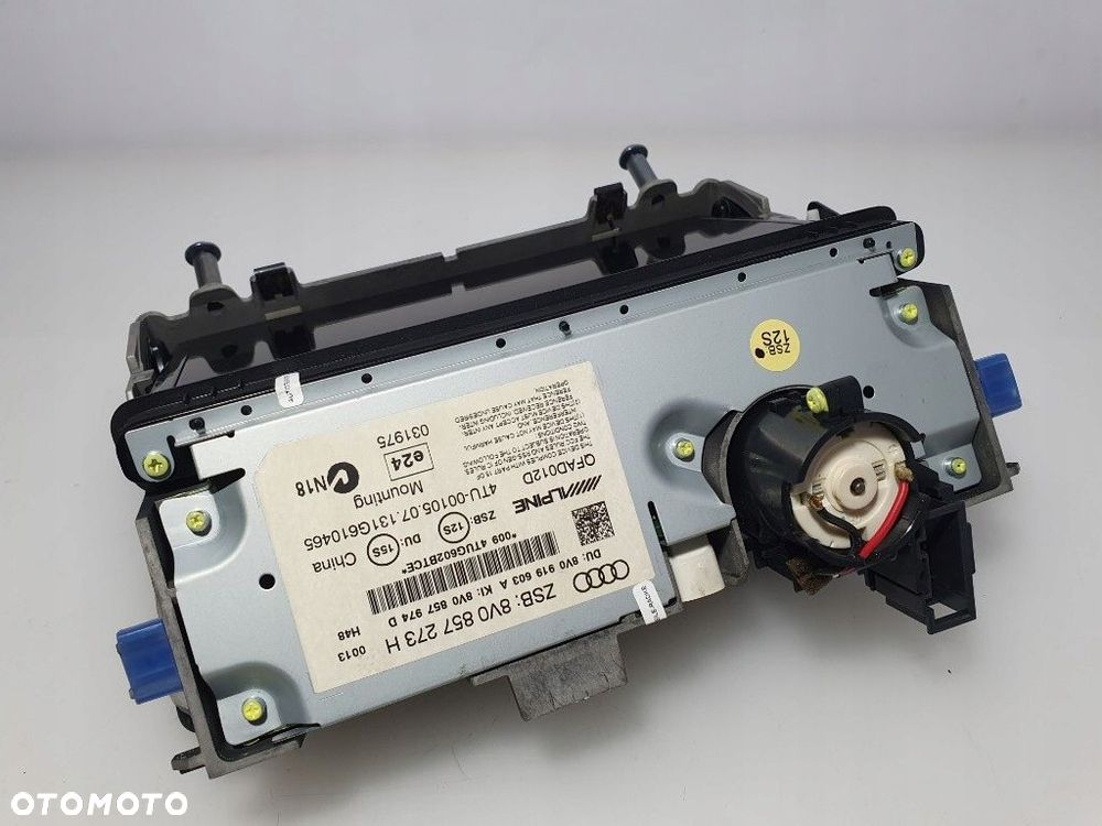 AUDI A3 8V MECHANIZM WINDA MONITOR NAWIGACJI MMI LCD 8V0857273H ORYGINAŁ - 4