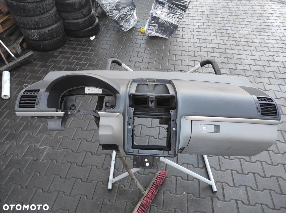 DESKA RODZIELCZA KOKPIT KONSOLA VW TOURAN 03-10R LIFT AIRBAG KOMPLET ZESTAW WYSYŁKA !!!!! - 3