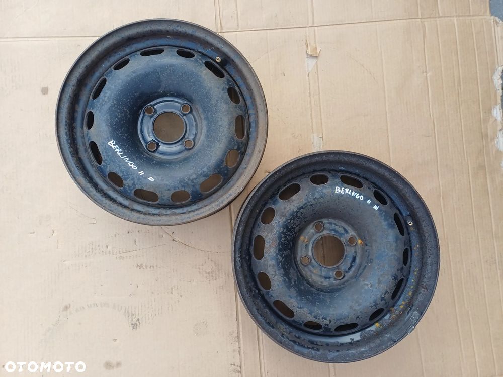 Felgi stalowe 15" 4x108 Citroem Berlingo Partner II ET27 6JX15 - 1
