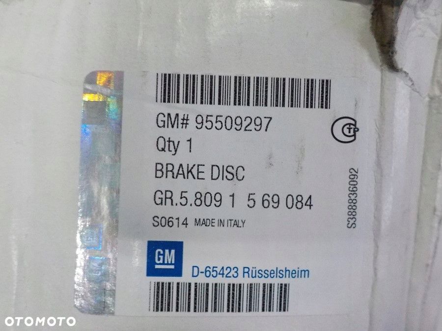 OPEL CORSA D E 1,6 TARCZE PRZÓD 305 MM ORYGINAŁ - 1