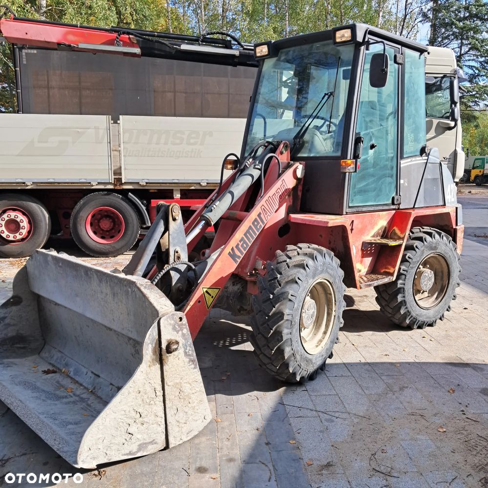 Kramer 421 ładowarka koła skrętne łyżka dzielona widły  520 jak 320 jcb 420 cat - 2