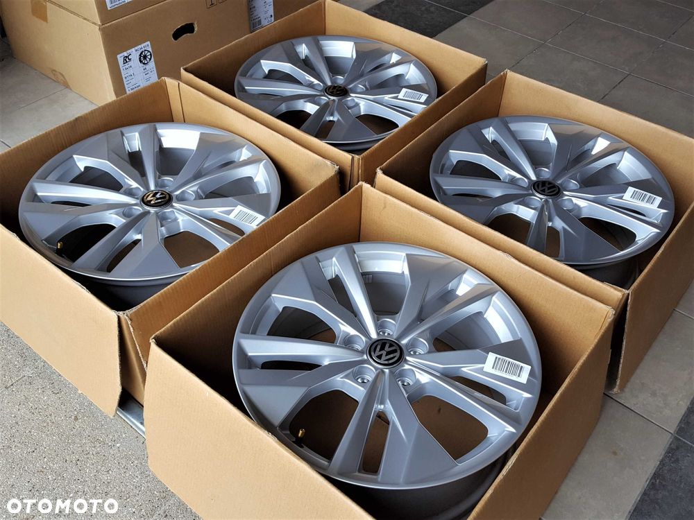 Alufelgi 18 5x112 VW Golf Passat Tiguan Jetta Touran Caddy T-Roc Nowe Oryginalne ! 822# - 5